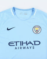 Nike Manchester City FC 2017/18 Home Football Shirt - XL