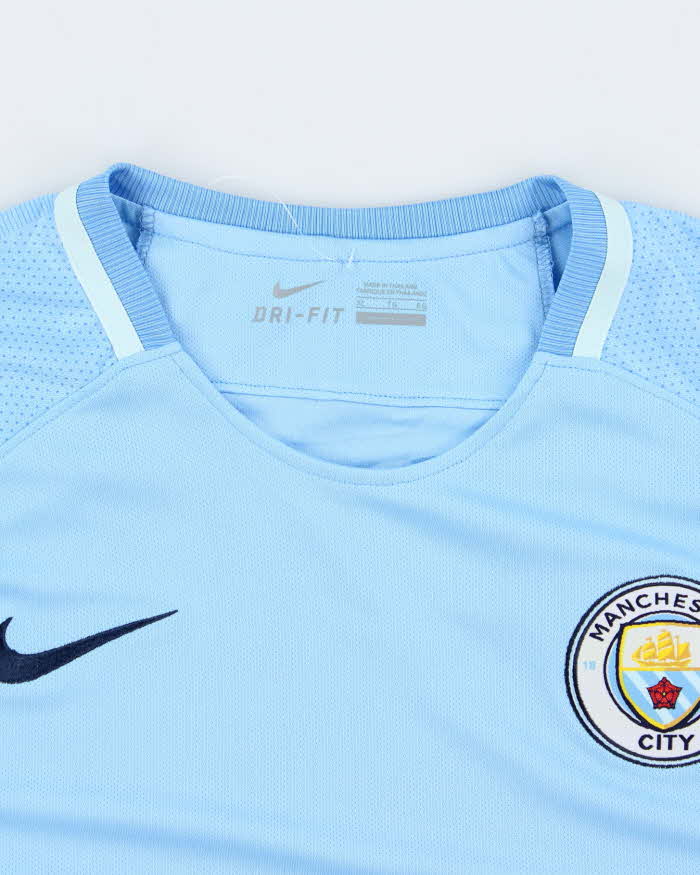 Nike Manchester City FC 2017/18 Home Football Shirt - XL