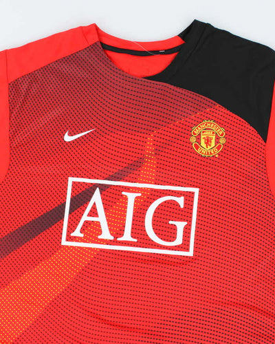 Vintage Manchester United 2008/09 Training Football Shirt - XL