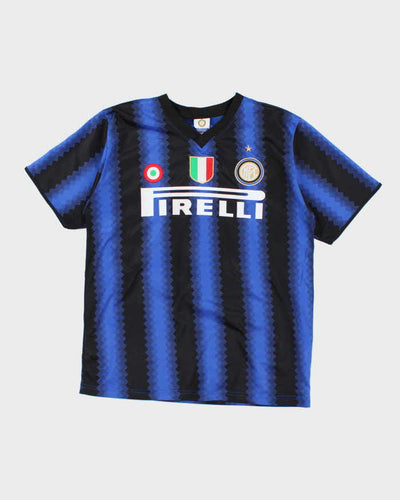 Vintage Inter Milan Club Official Home Football Shirt - L