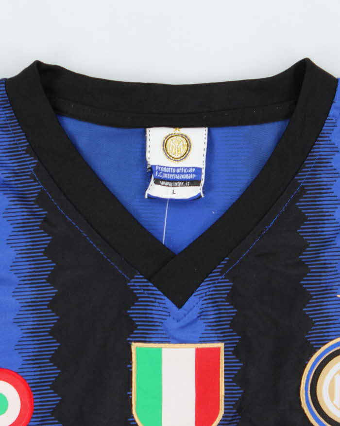 Vintage Inter Milan Club Official Home Football Shirt - L