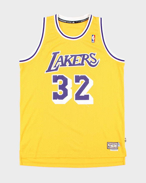 Vintage Hardwood Classics LA Lakers NBA Basketball Jersey - L – Rokit