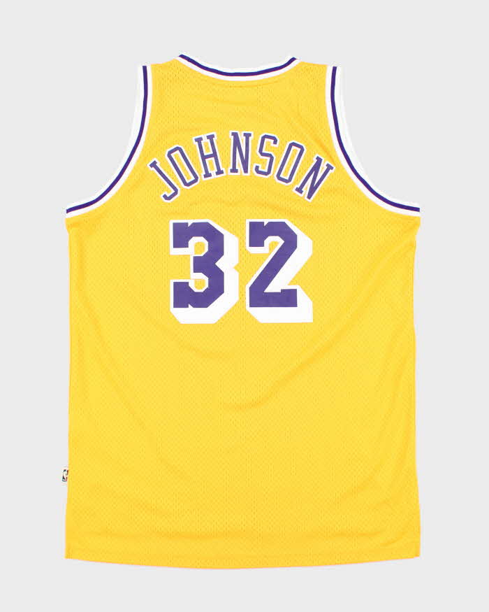 Vintage Hardwood Classics LA Lakers NBA Basketball Jersey - L – Rokit
