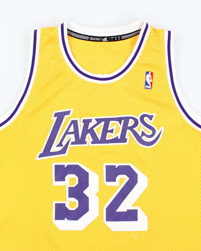 Vintage Hardwood Classics LA Lakers NBA Basketball Jersey - L