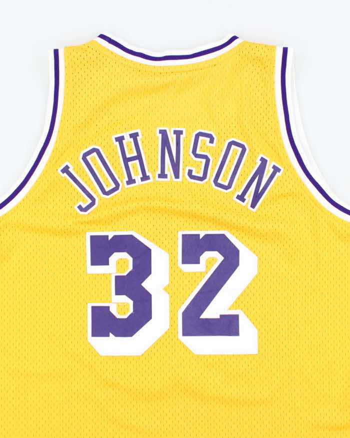 Vintage Hardwood Classics LA Lakers NBA Basketball Jersey - L – Rokit