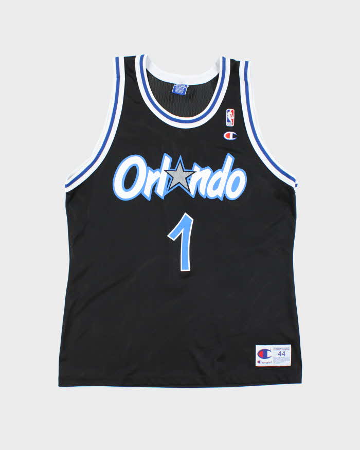 Vintage 90's Champion Orlando Magics NBA Basketball Jersey - L