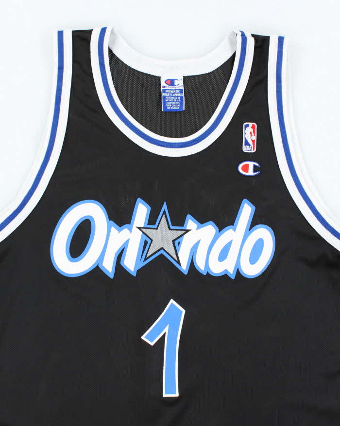 Vintage 90's Champion Orlando Magics NBA Basketball Jersey - L