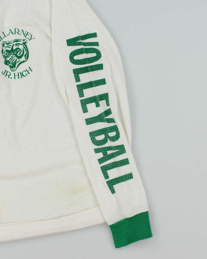 Vintage 80's Killarney Jr. High Volleyball Long Sleeve Sports Jersey - M
