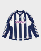 Adidas West Bromwich Albion Long Sleeve 2012/13 Home Football Shirt - XL