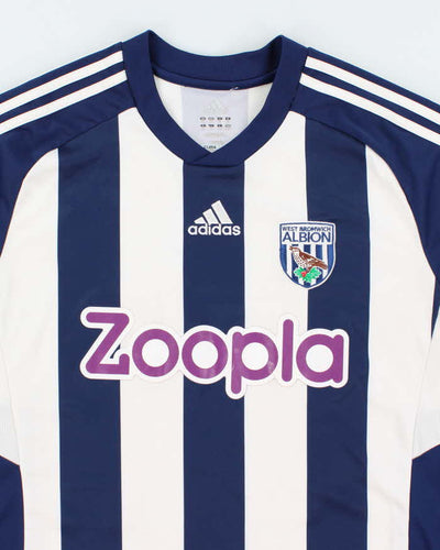 Adidas West Bromwich Albion Long Sleeve 2012/13 Home Football Shirt - XL