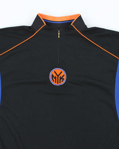Vintage 2000's Reebok New York Knicks 1/4 Zip Jersey - XL