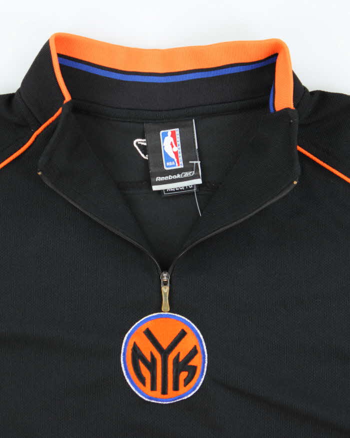 Vintage 2000's Reebok New York Knicks 1/4 Zip Jersey - XL