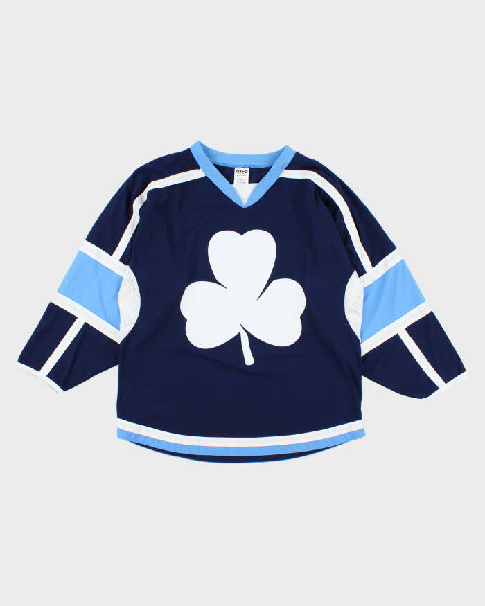 Vintage 2000's Shamrock Oversized Ice Hockey Jersey - M
