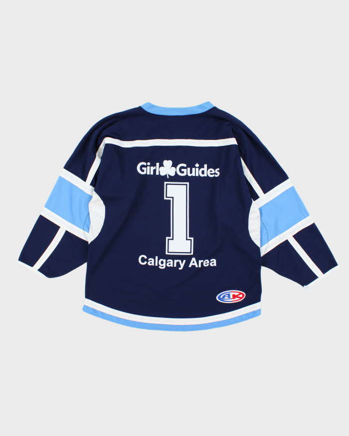 Vintage 2000's Shamrock Oversized Ice Hockey Jersey - M