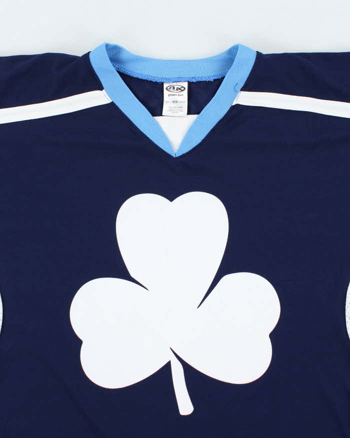 Vintage 2000's Shamrock Oversized Ice Hockey Jersey - M