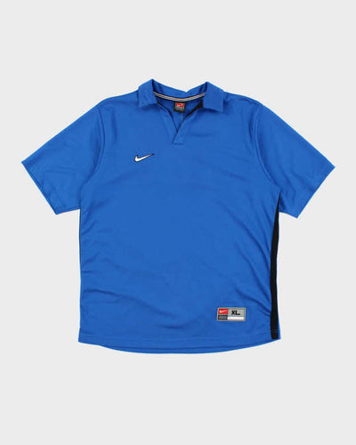 Vintage Nike Lightweight Small Swoosh Collar Sports Shirt - XL