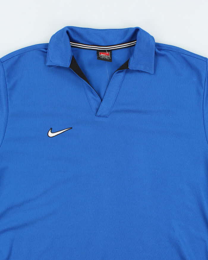 Vintage Nike Lightweight Small Swoosh Collar Sports Shirt - XL