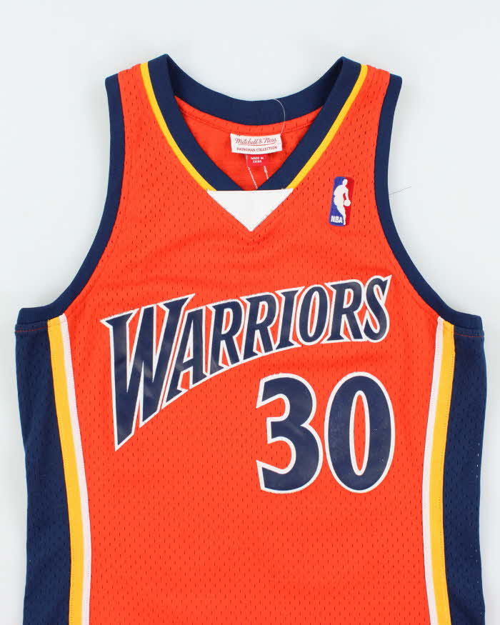Vintage Mitchell &amp; Ness Golden State Warriors NBA Jersey - M