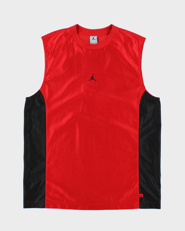 Vintage 2000's Jordan Embroidered Logo Basketball Jersey - L