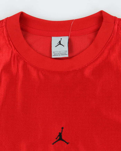 Vintage 2000's Jordan Embroidered Logo Basketball Jersey - L