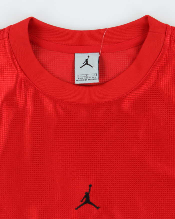 Vintage 2000's Jordan Embroidered Logo Basketball Jersey - L