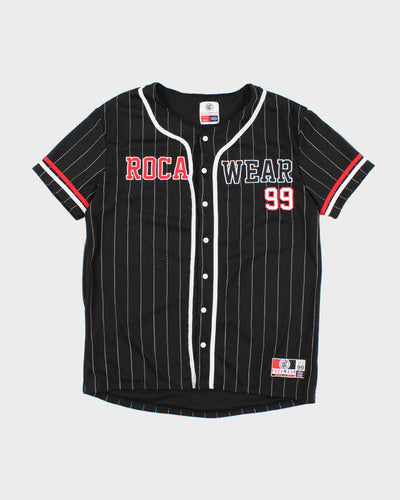 Vintage Y2K Rocawear Spell Out Baseball Jersey - XL