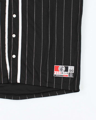 Vintage Y2K Rocawear Spell Out Baseball Jersey - XL