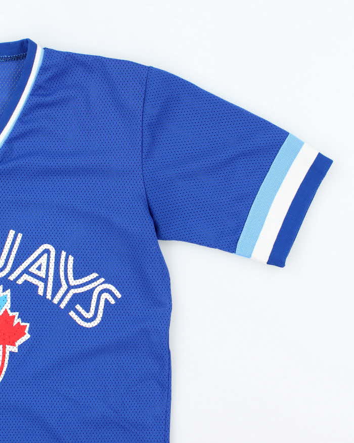 Vintage 80's MLB Toronto Blue Jays Graphic Print Sports Jersey - M
