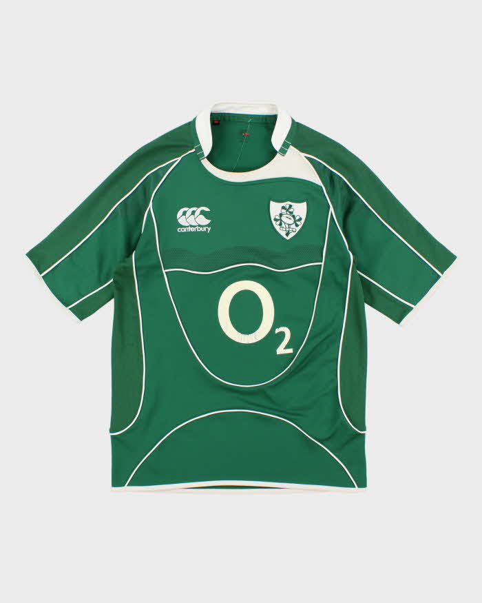 Vintage 2000's Ireland Rugby Sports Jersey - M