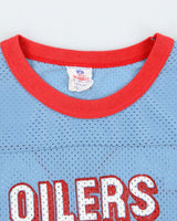 Vintage 80's Edmonton Oilers Graphic Print Jersey T-Shirt  - M