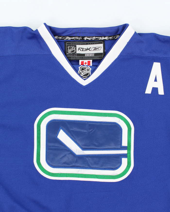 Vintage Reebok Vancouver Canucks Oversized Ice Hockey Jersey - L