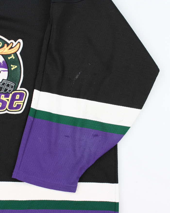 Vintage 90's Minnesota Moose Oversized Embroidered Ice Hockey Jersey - XL