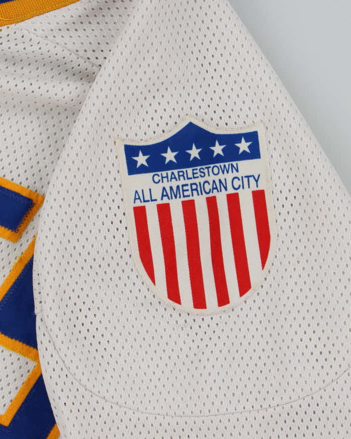 Vintage 90's Charleston Chiefs Spell Out Ice Hockey Jersey - XL