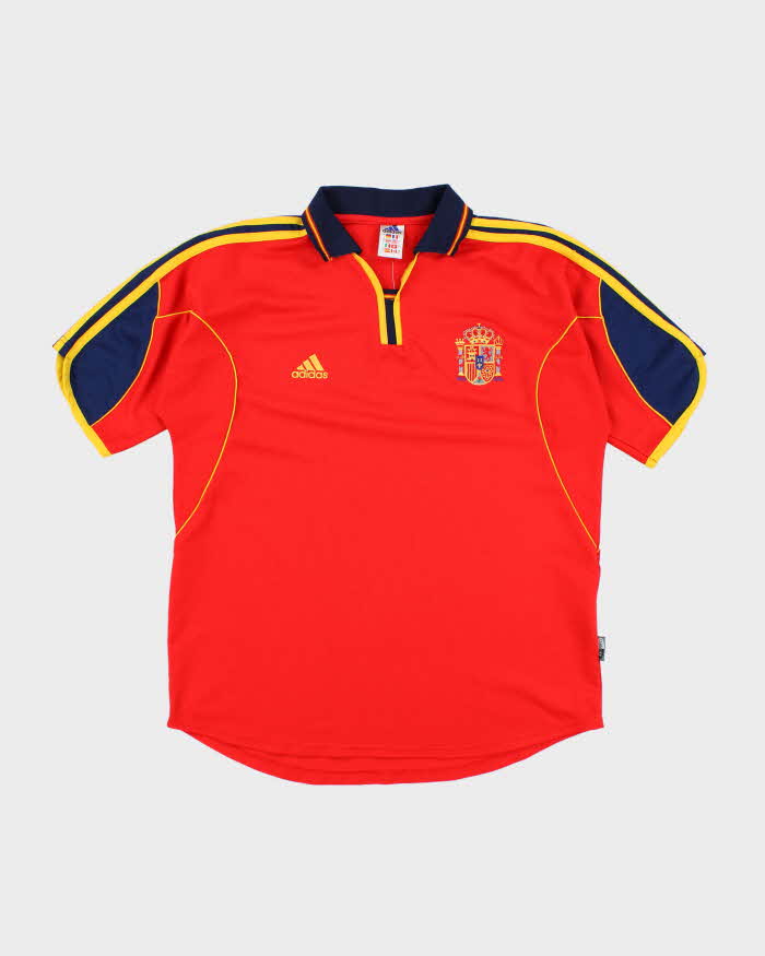 Vintage Adidas Spain 1999/02 International Football Shirt - L
