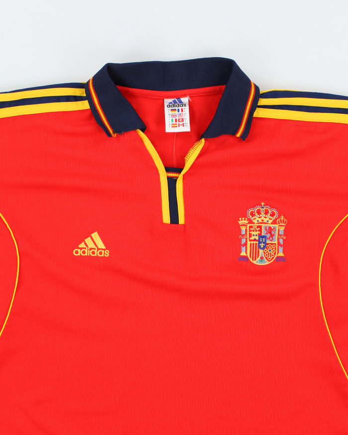 Vintage Adidas Spain 1999/02 International Football Shirt - L
