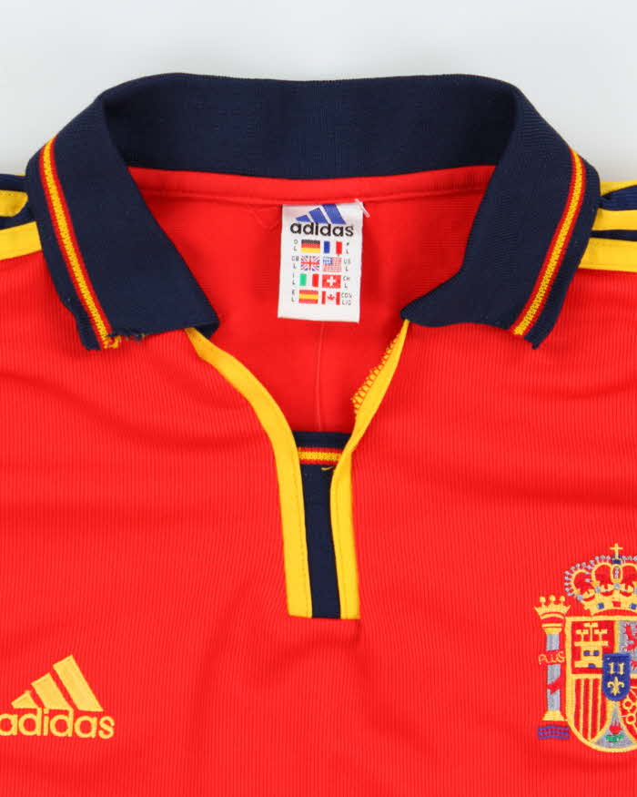 Vintage Adidas Spain 1999/02 International Football Shirt - L