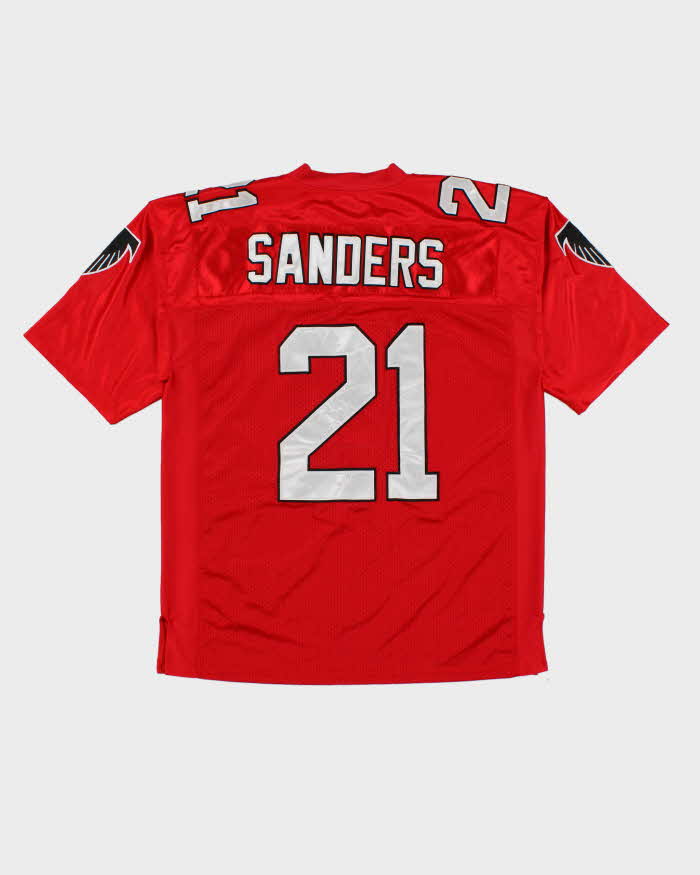 Vintage Mitchell &amp; Ness Throwback Deion Sanders Atlanta Falcon NFL Jersey - L