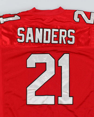 Vintage Mitchell & Ness Throwback Deion Sanders Atlanta Falcon NFL Jersey - L