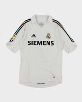 Vintage Adidas Real Madrid 2005/06 Home Football Shirt - S
