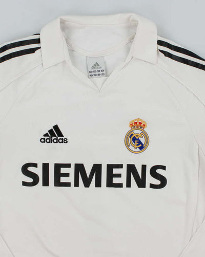 Vintage Adidas Real Madrid 2005/06 Home Football Shirt - S