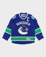 Vintage 90's Vancouver Canucks NHL Oversized Hockey Jersey - M