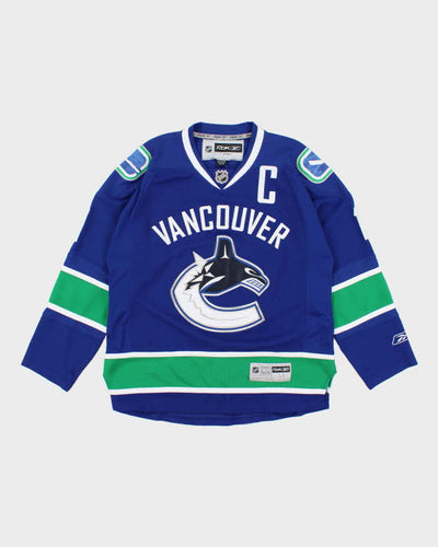 Vintage 90's Vancouver Canucks NHL Oversized Hockey Jersey - M