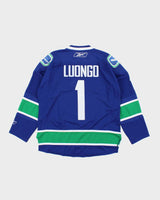 Vintage 90's Vancouver Canucks NHL Oversized Hockey Jersey - M