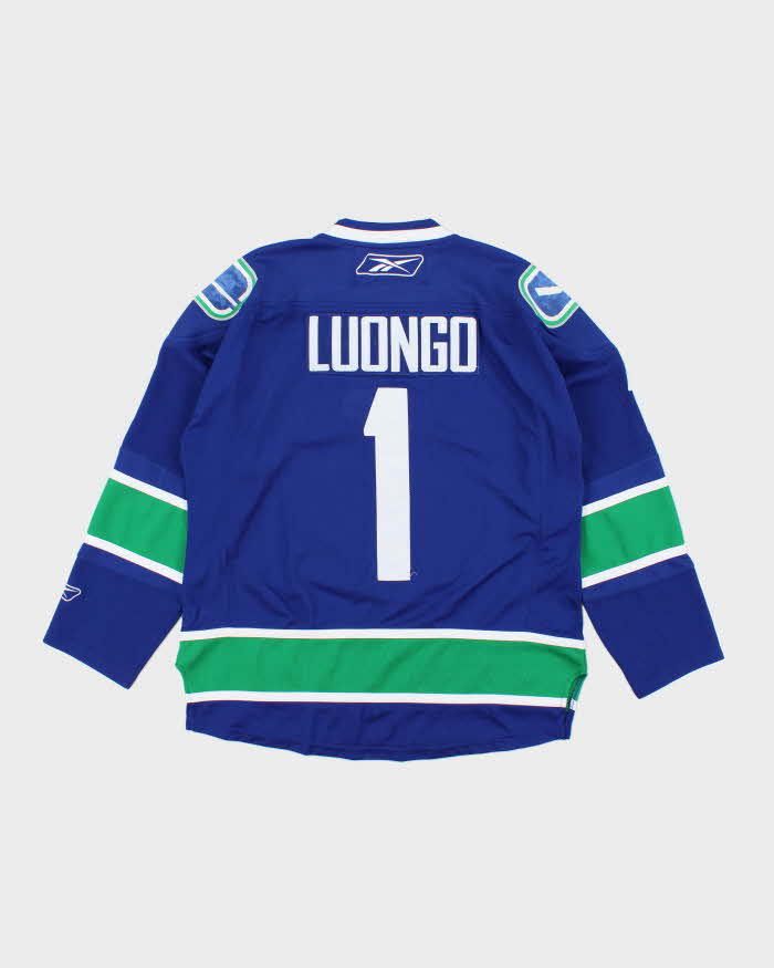 Vintage 90's Vancouver Canucks NHL Oversized Hockey Jersey - M