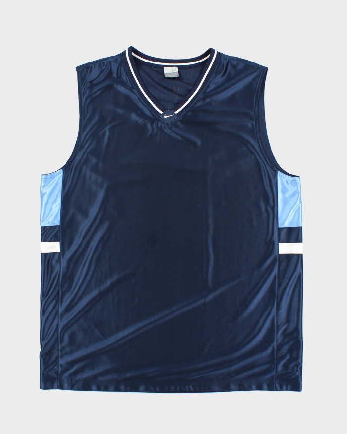 Vintage Y2K Nike Oversized Centre Swoosh Basketball Jersey - XL