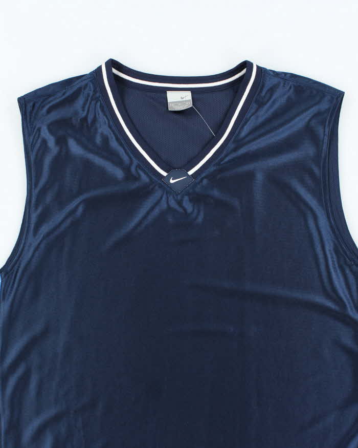 Vintage Y2K Nike Oversized Centre Swoosh Basketball Jersey - XL