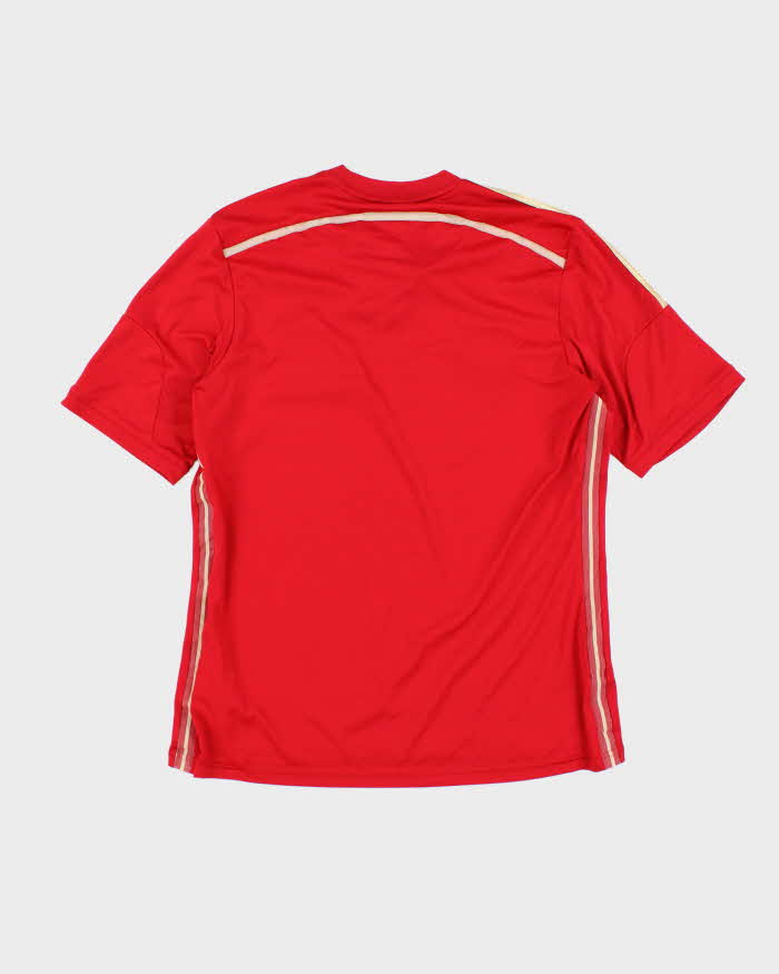 Vintage Adidas Spain International Home Football Shirt - L