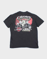 Harley Davidson Black Cotton T-Shirt - M