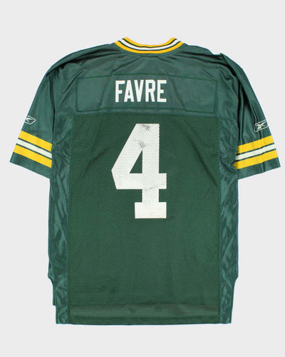 Vintage 2002 Reebok Green Bay Packers Brett Favre Jersey - M