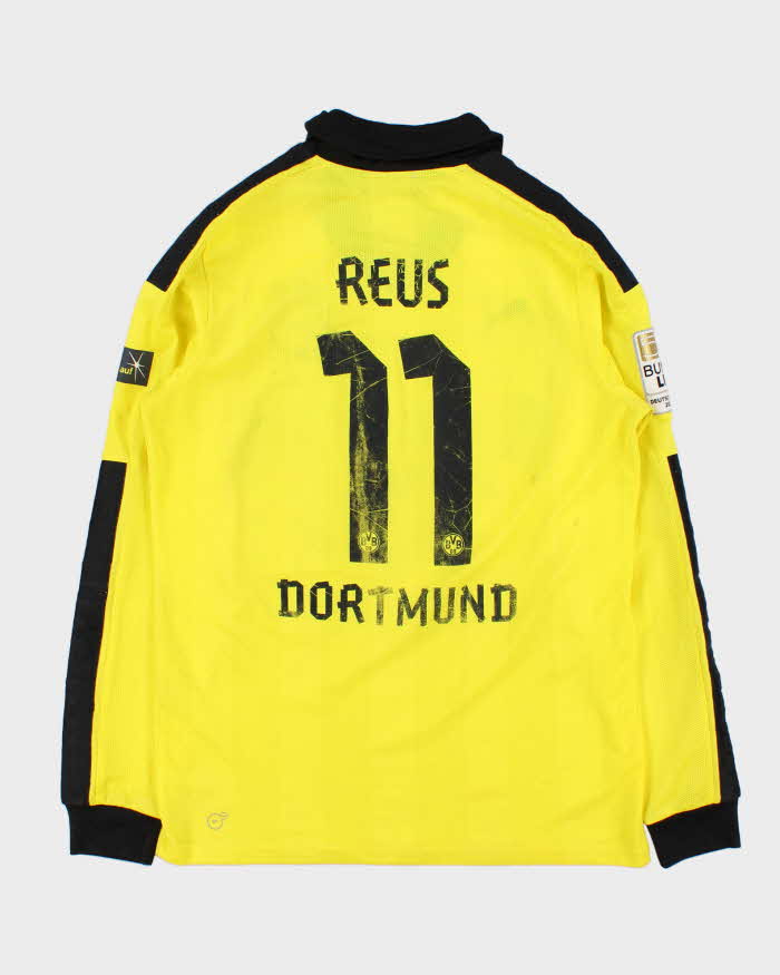 Vintage 2011/12 Puma Borussia Dortmund Reus #11 Long Sleeve Football Shirt - XL
